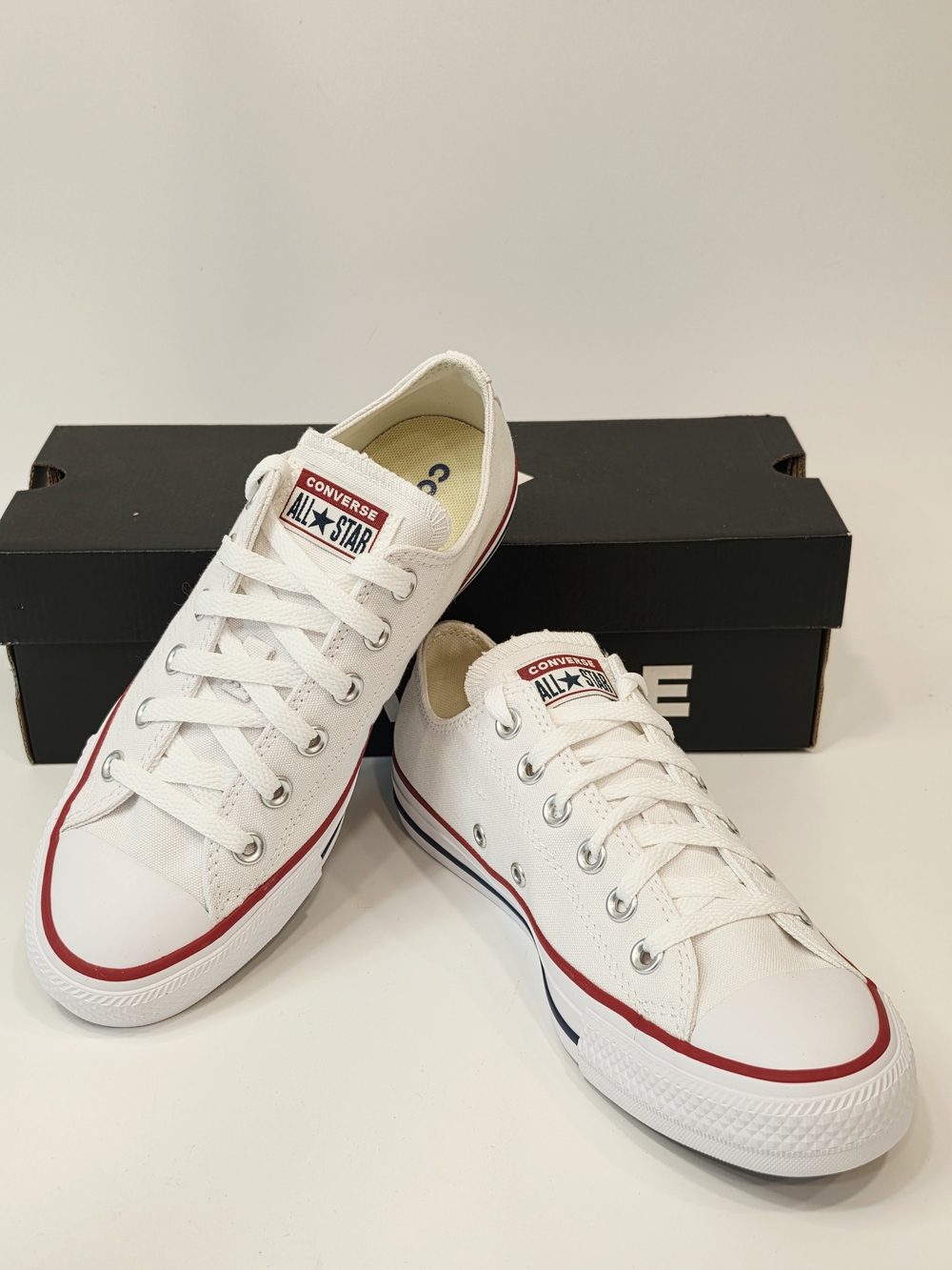 Converse Chuck Taylor All Star OX Optical White Low Top Sneakers – Size 8/6